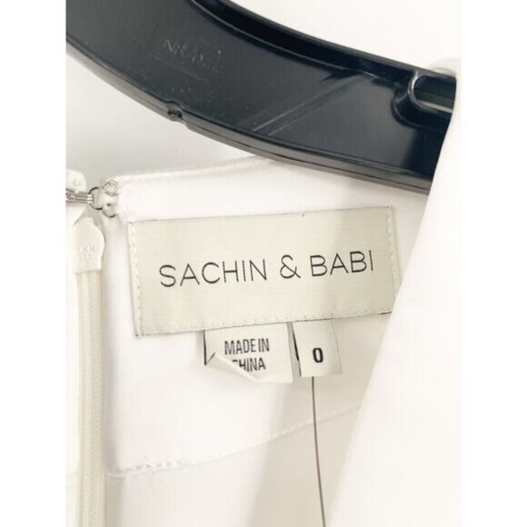 NWT SACHIN + BABI Dress Evening Gown NEW Zoe Ivory Sky Venetian Petals Floral - Picture 8 of 13